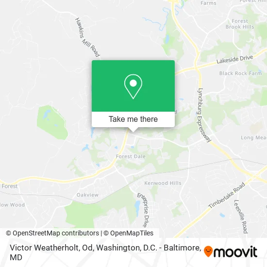 Victor Weatherholt, Od map