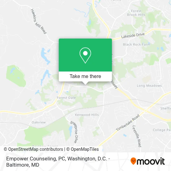 Empower Counseling, PC map