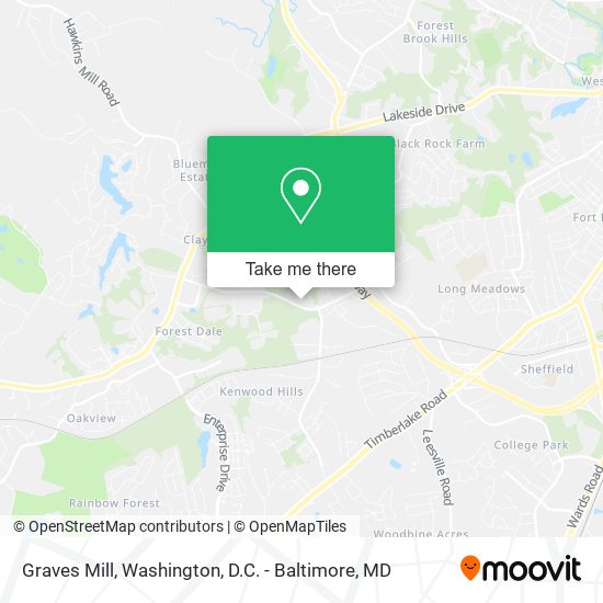 Graves Mill map