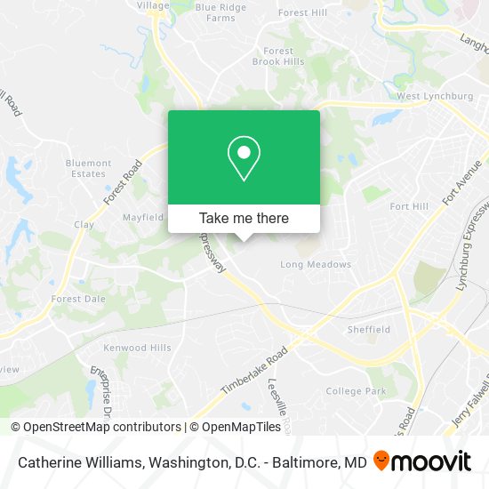 Catherine Williams map