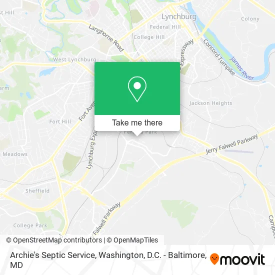 Mapa de Archie's Septic Service