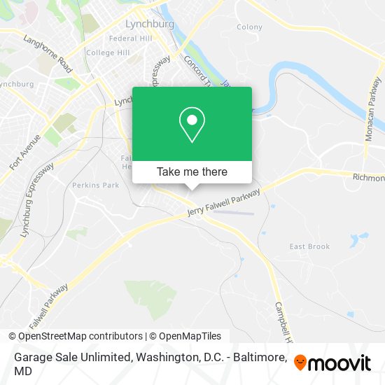 Mapa de Garage Sale Unlimited