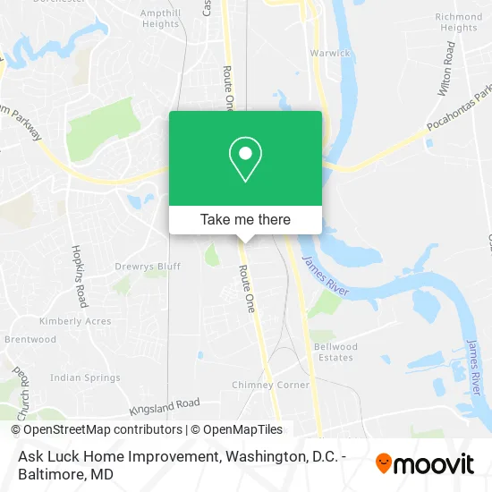 Ask Luck Home Improvement map
