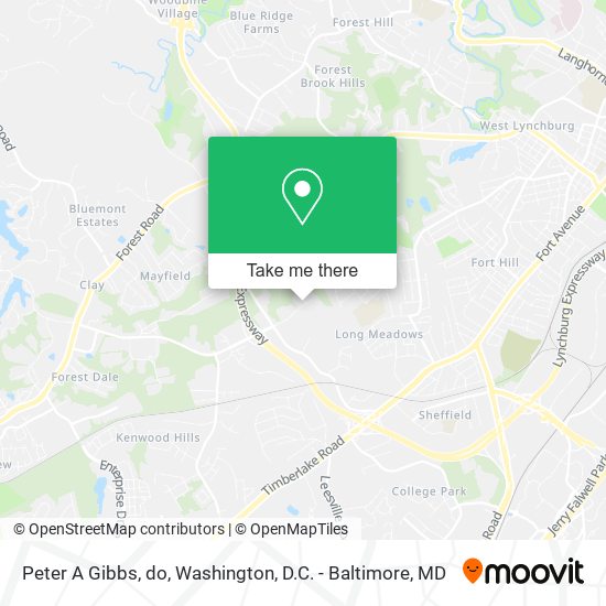 Mapa de Peter A Gibbs, do
