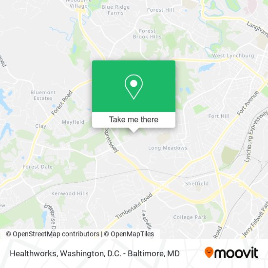 Healthworks map