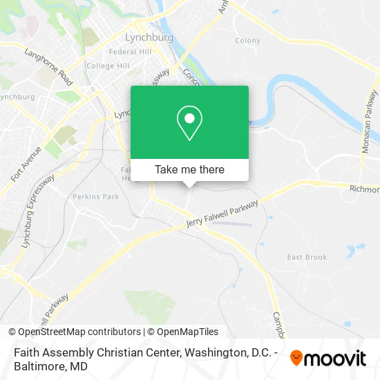 Mapa de Faith Assembly Christian Center