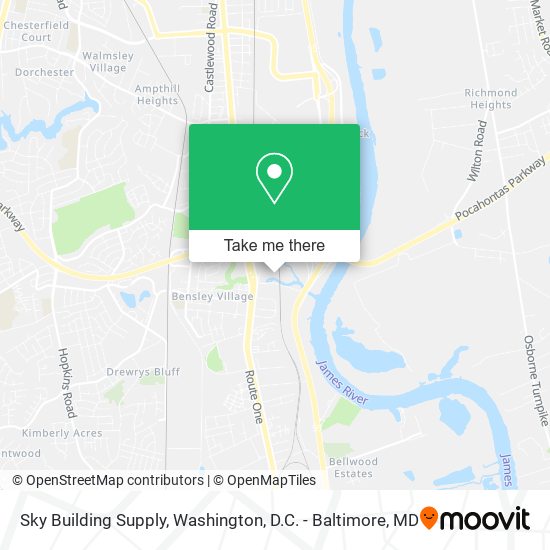 Mapa de Sky Building Supply