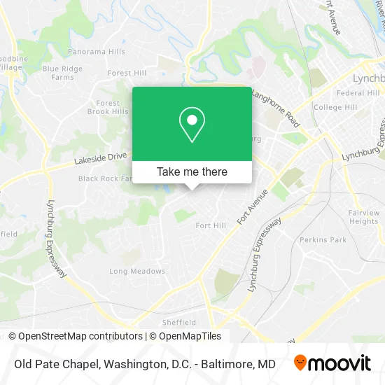 Old Pate Chapel map