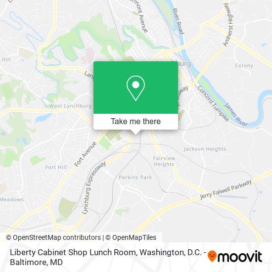 Mapa de Liberty Cabinet Shop Lunch Room