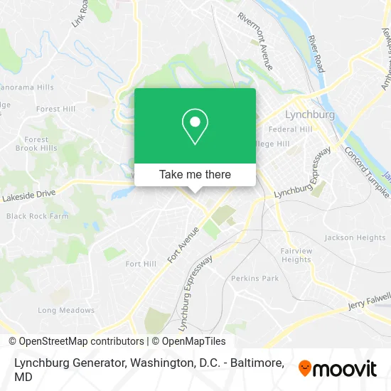 Lynchburg Generator map