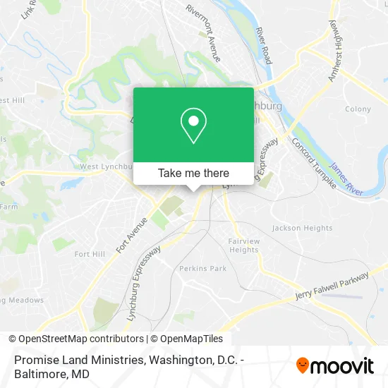 Promise Land Ministries map