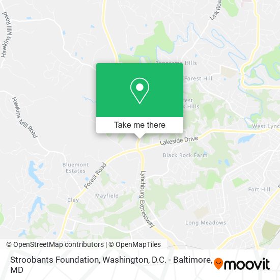 Stroobants Foundation map