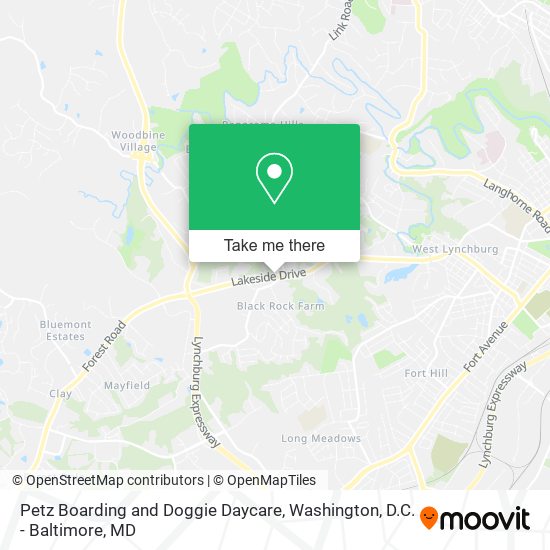 Petz Boarding and Doggie Daycare map