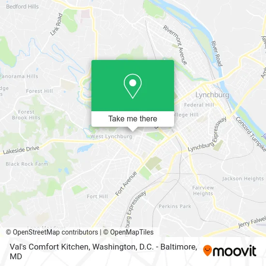 Val's Comfort Kitchen map