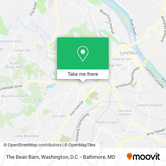 The Bean Barn map