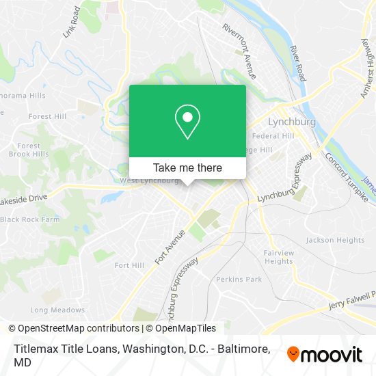 Titlemax Title Loans map