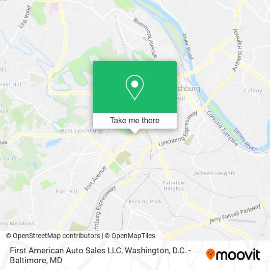 First American Auto Sales LLC map