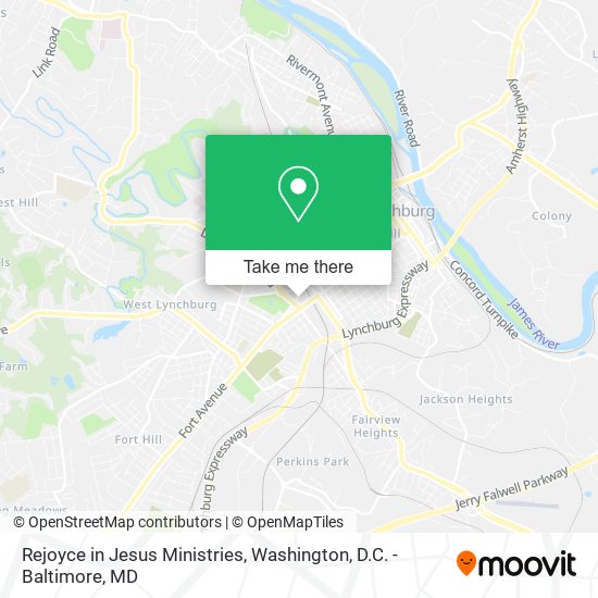 Rejoyce in Jesus Ministries map