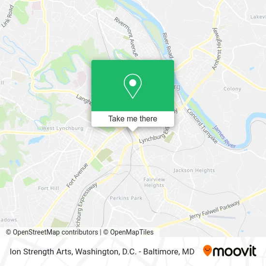 Ion Strength Arts map