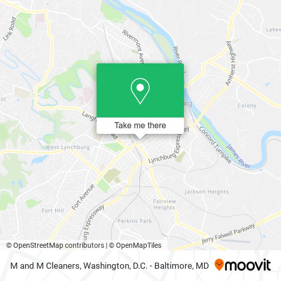 Mapa de M and M Cleaners