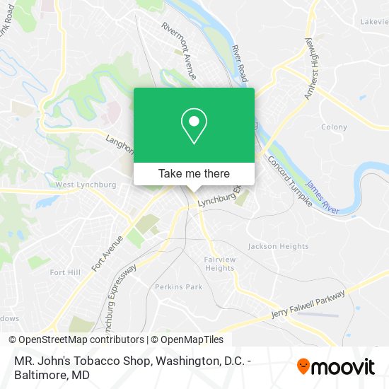 Mapa de MR. John's Tobacco Shop