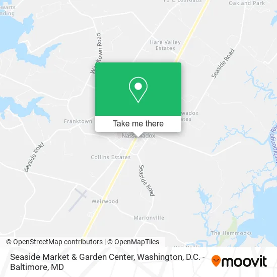 Mapa de Seaside Market & Garden Center