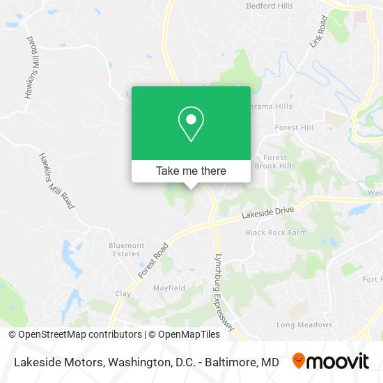 Mapa de Lakeside Motors