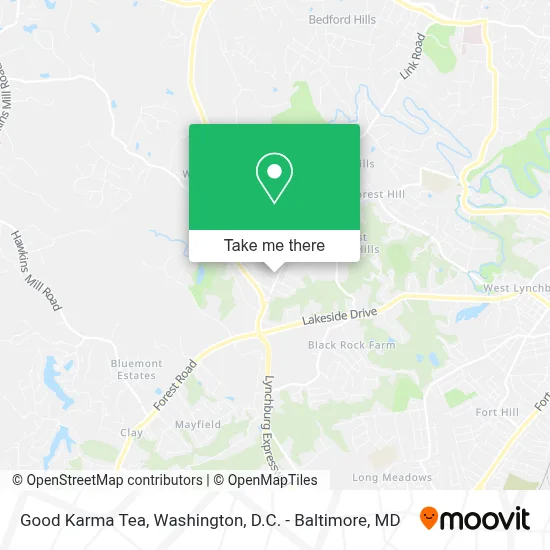 Good Karma Tea map