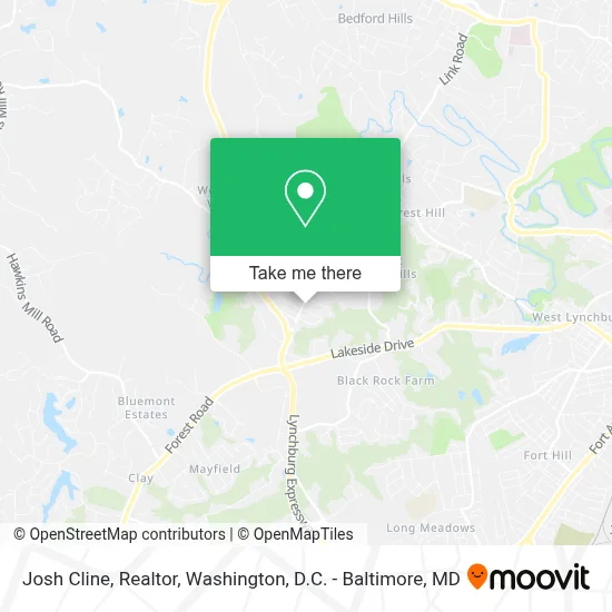 Josh Cline, Realtor map