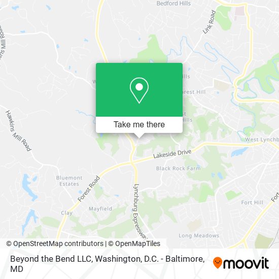 Mapa de Beyond the Bend LLC