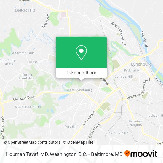Houman Tavaf, MD map
