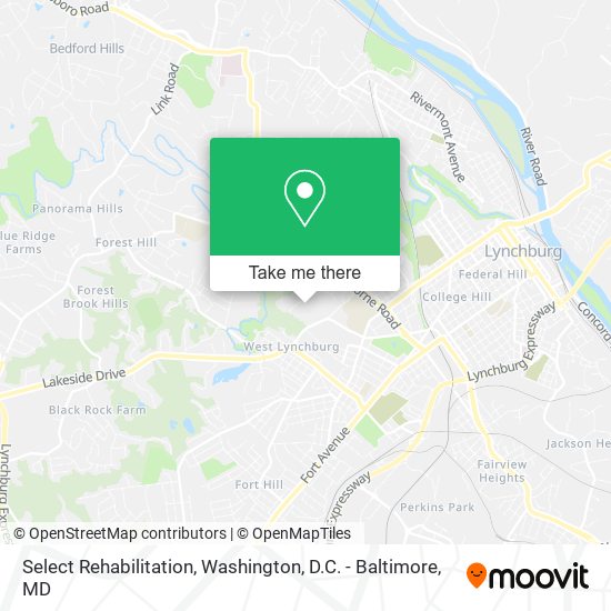 Select Rehabilitation map