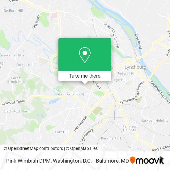 Mapa de Pink Wimbish DPM