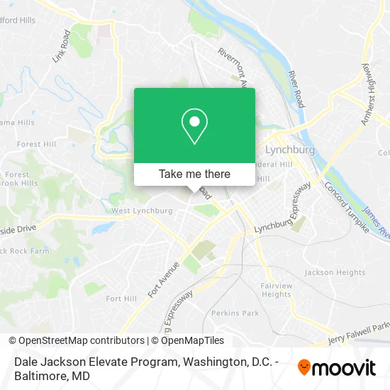Mapa de Dale Jackson Elevate Program