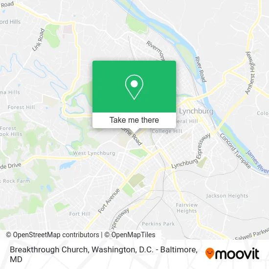 Breakthrough Church map