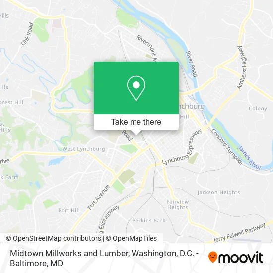 Mapa de Midtown Millworks and Lumber