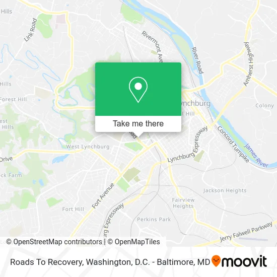 Roads To Recovery map