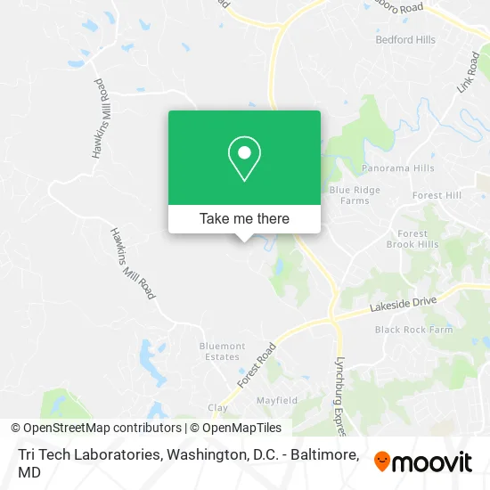 Tri Tech Laboratories map