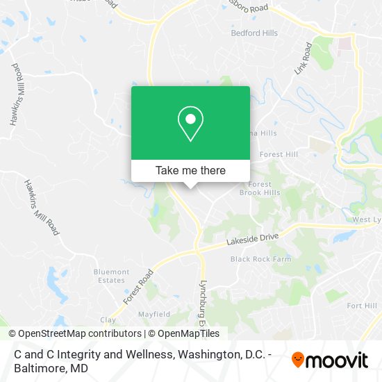 C and C Integrity and Wellness map