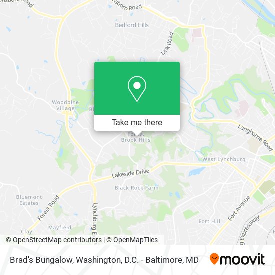 Mapa de Brad's Bungalow