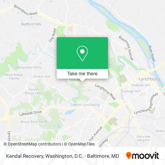 Kendal Recovery map