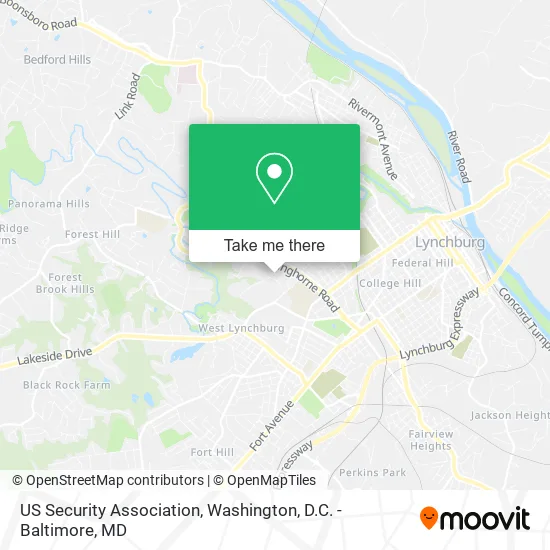 US Security Association map