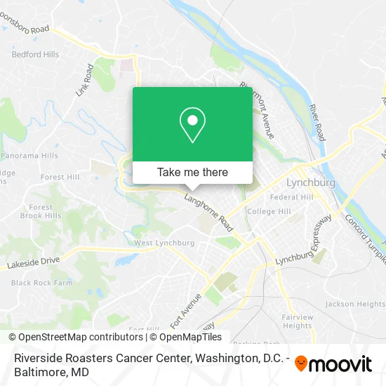 Mapa de Riverside Roasters Cancer Center