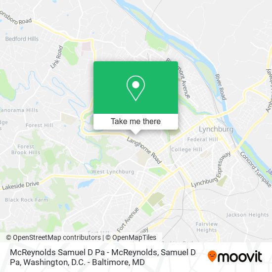 McReynolds Samuel D Pa - McReynolds, Samuel D Pa map