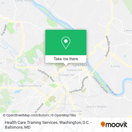 Mapa de Health Care Training Services