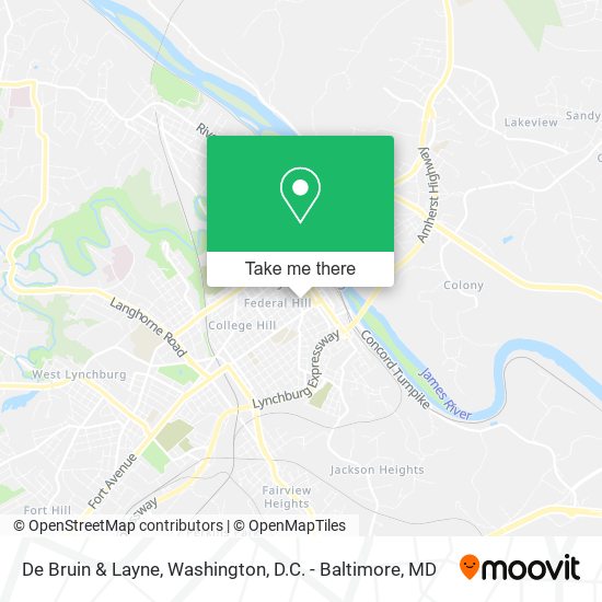 De Bruin & Layne map
