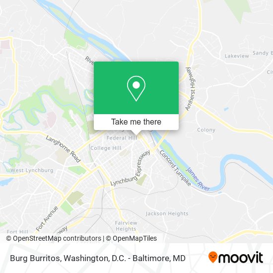 Mapa de Burg Burritos