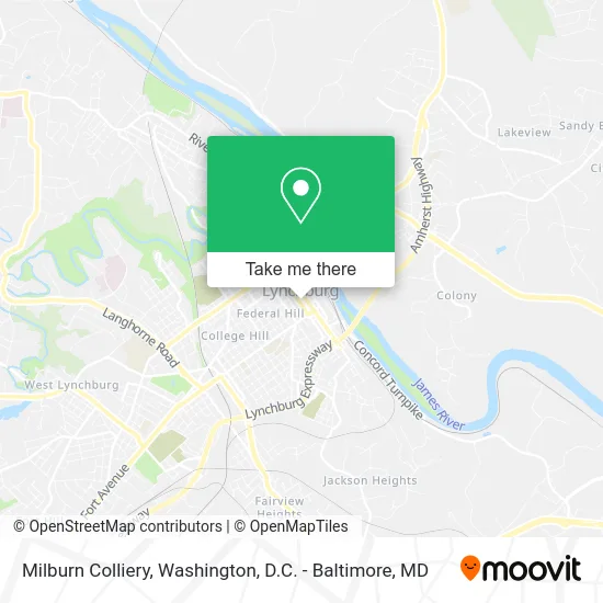 Milburn Colliery map