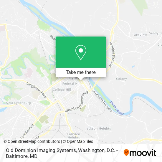 Old Dominion Imaging Systems map