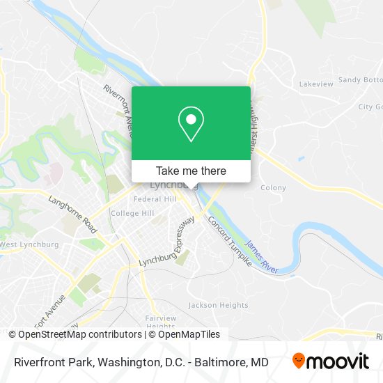 Riverfront Park map